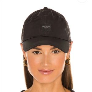 Rag & Bone Addison Baseball Cap in Black